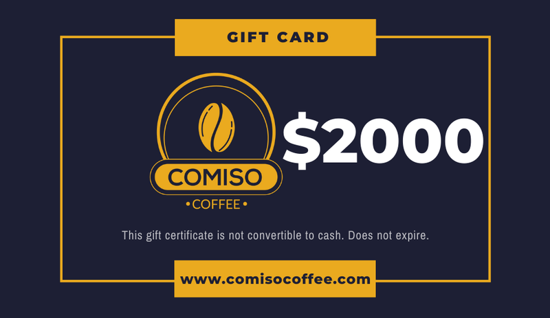 Load image into Gallery viewer, Comiso Coffee Gift Card