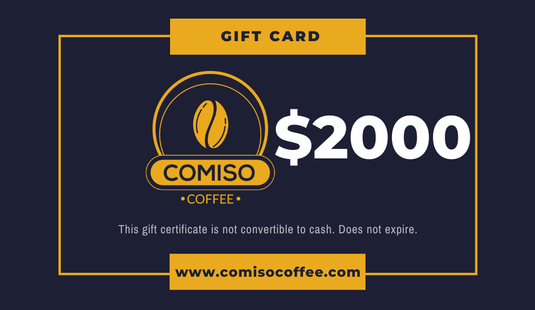 Comiso Coffee Gift Card