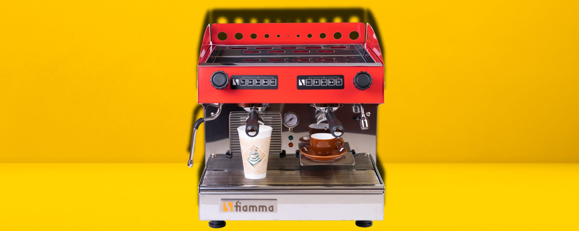 Fiamma Marina Espresso Machine Comiso Coffee