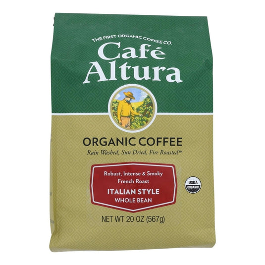 Café Altura Italian Style Organic Coffee | Case of 6